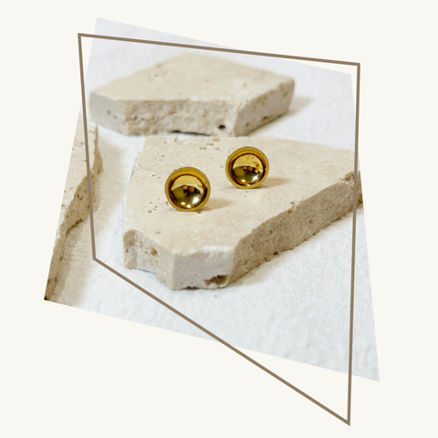 Bowl crystal - oorstekers 2-in-1