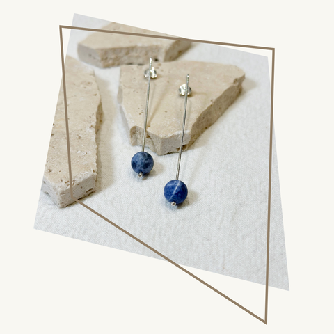 Sticks Sodaliet large - oorringen