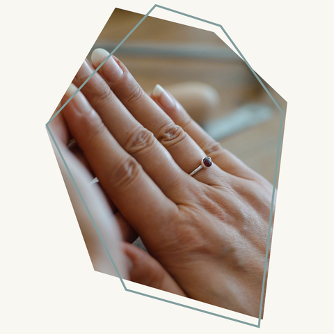 Workshop zilveren ring met geboortesteen