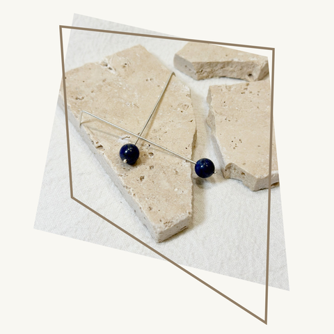 Sticks Lapis Lazuli large - oorringen